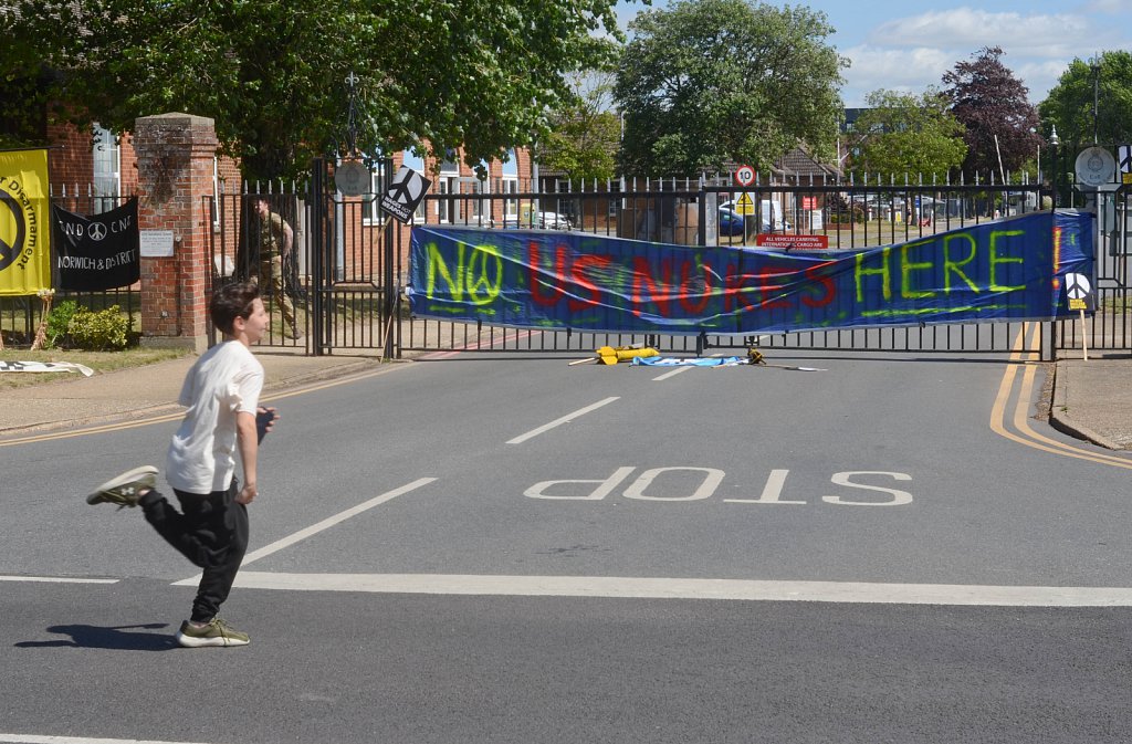 RAF Marham Anti Nuclear Protests