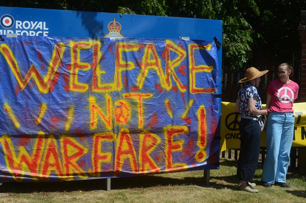RAF Marham Anti Nuclear Protests