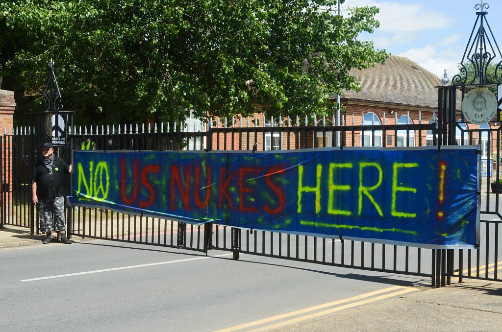 RAF Marham Anti Nuclear Protests