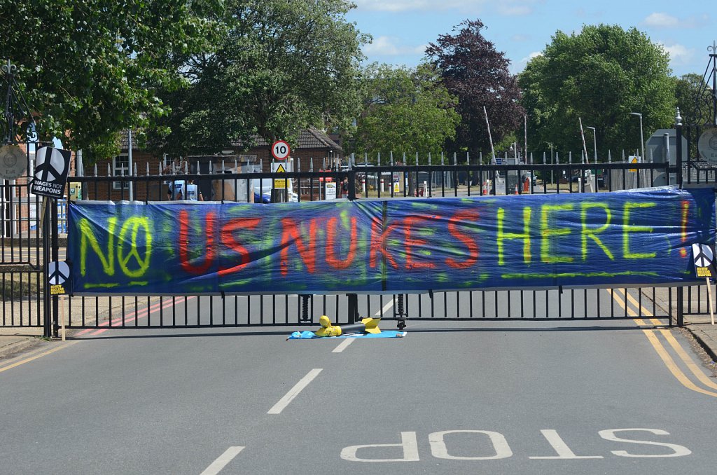 RAF Marham Anti Nuclear Protests